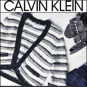Calvin Klein | Eyelash crop cardigan